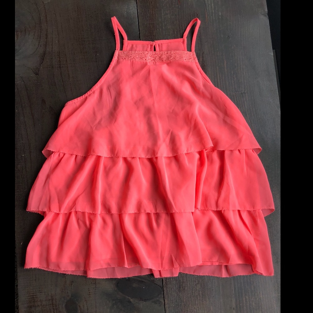 Tiered ruffle top